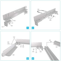 Solar PanelPole Mount Bracket for 50W/100W Solar Panel (Mount only)