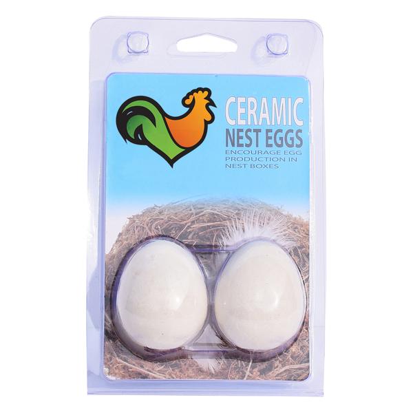 Ceramic Nest Eggs (2pk)