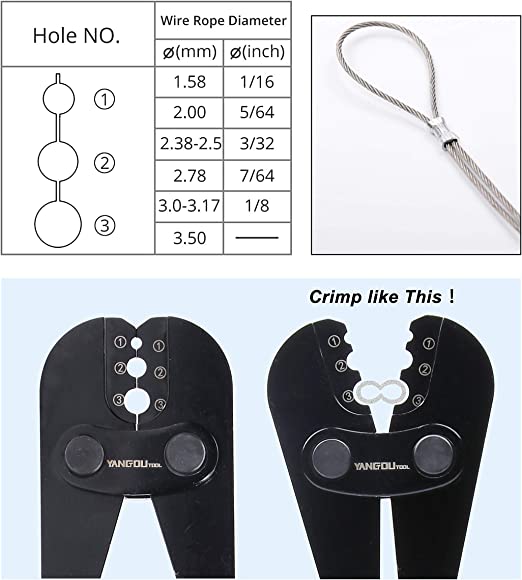 Wire Rope Crimper and Cutter