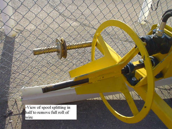 Rol-Mor Wire Winder Hydraulic Barbed Fence Winder at PHG