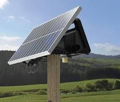 Gallagher 20 Watt Solar Panel with bracket In Field