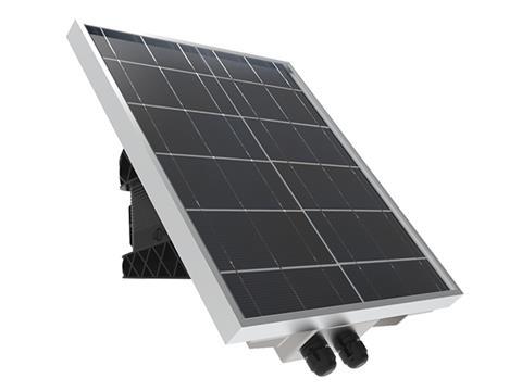 Gallagher 20 Watt Solar Panel with bracket Side