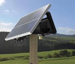 Gallagher 40 Watt Solar Panel with bracket In Field