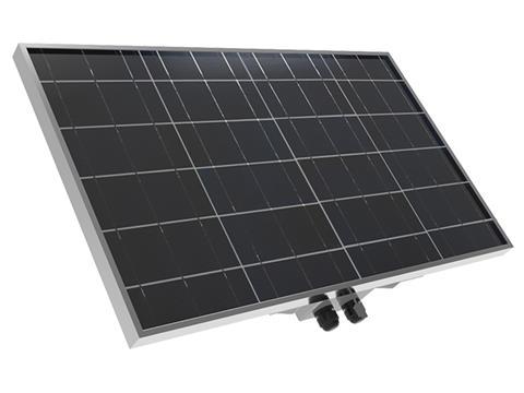 Gallagher 40 Watt Solar Panel with bracket Side