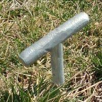 Gallagher Galvanized 3' Ground Rod In Ground