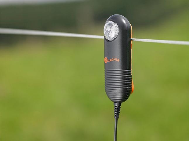 Gallagher Live Fence Indicator On Wire, Light Off