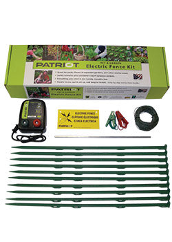 Patriot Pet and Garden Electric Fence Kit with PE2 110V Energizer