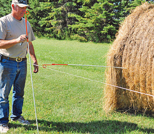 7L Bale Grazing Pigtail Post box of 10