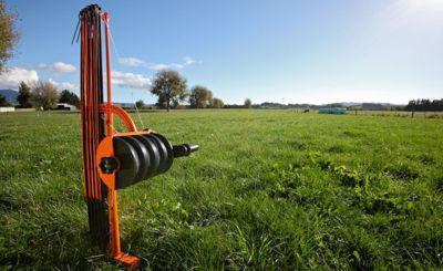 The Gallagher smartfence in a field