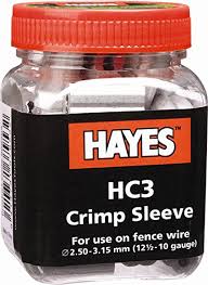 Hayes HC3 12.5-10Ga Crimp Sleeves